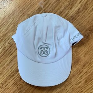 Brand new women’s g/fore golf hat. White with silver metallic  writing